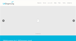 Desktop Screenshot of lasingers.org